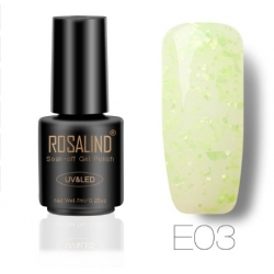 Гел Лак Едър Брокат Серия 7ml E03 Rosalind